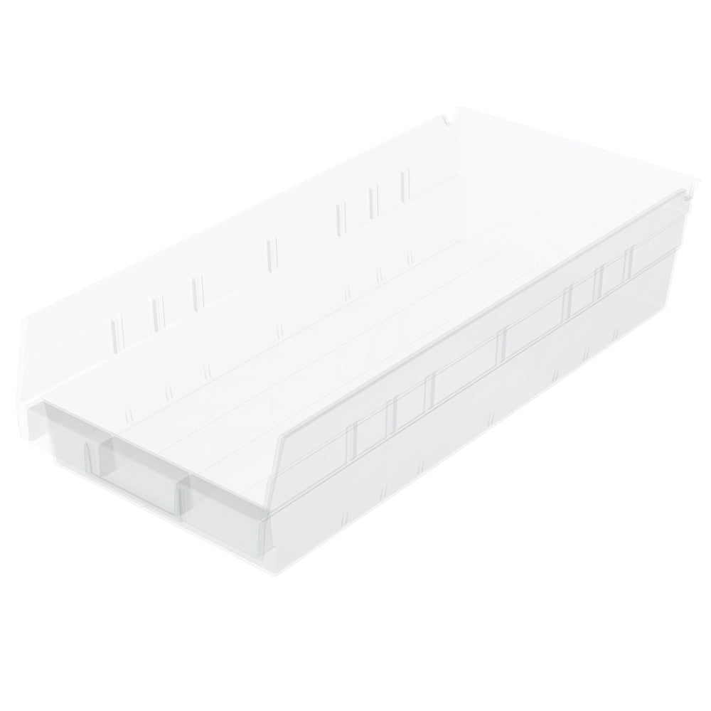 17-7/8"d x 8-3/8"w x 4"h Nesting Shelf Bins - 12 Pack