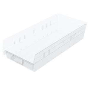 17-7/8"d x 8-3/8"w x 4"h Nesting Shelf Bins - 12 Pack