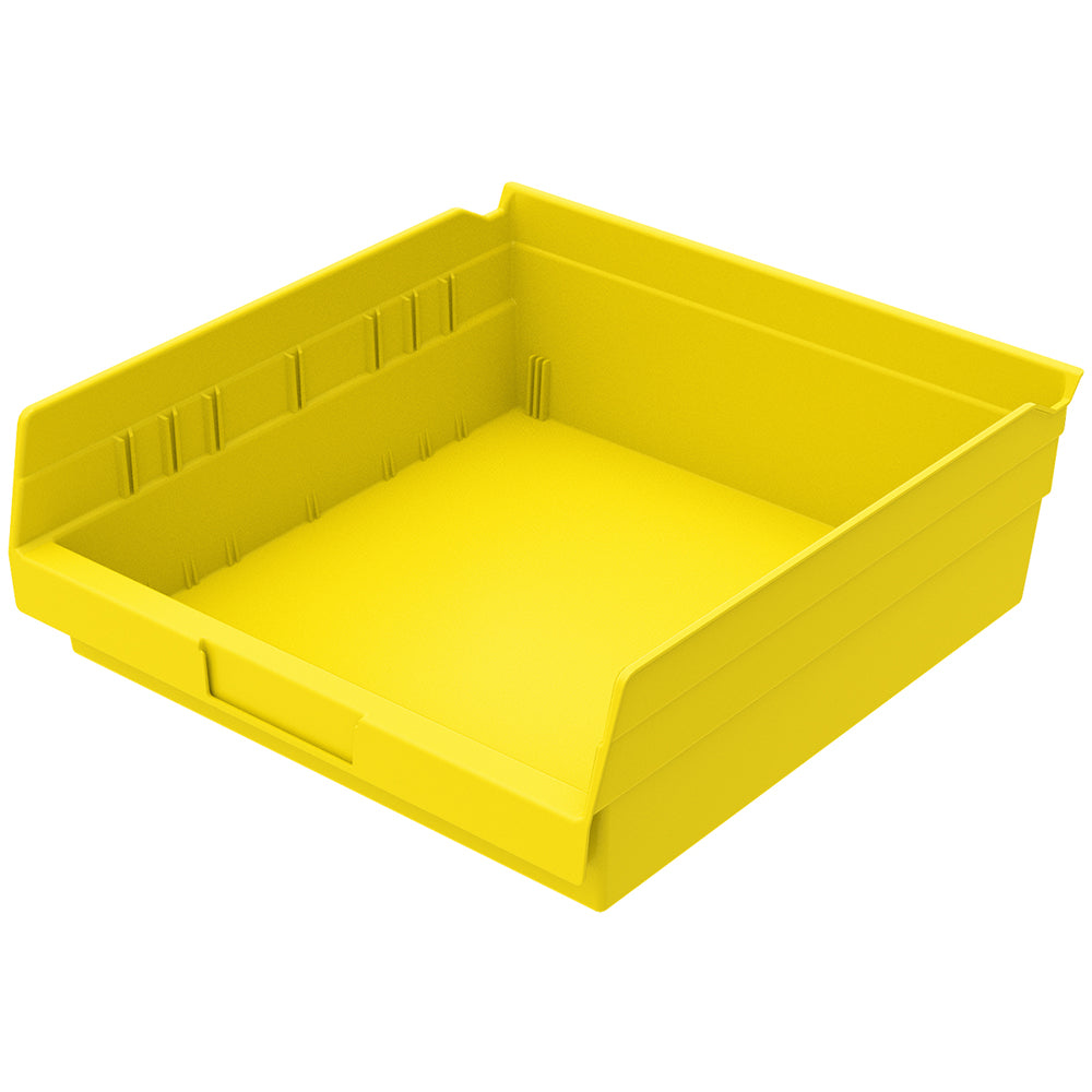 11-5/8"d x 11-1/8"w x 4"h Nesting Shelf Bins - 12 Pack