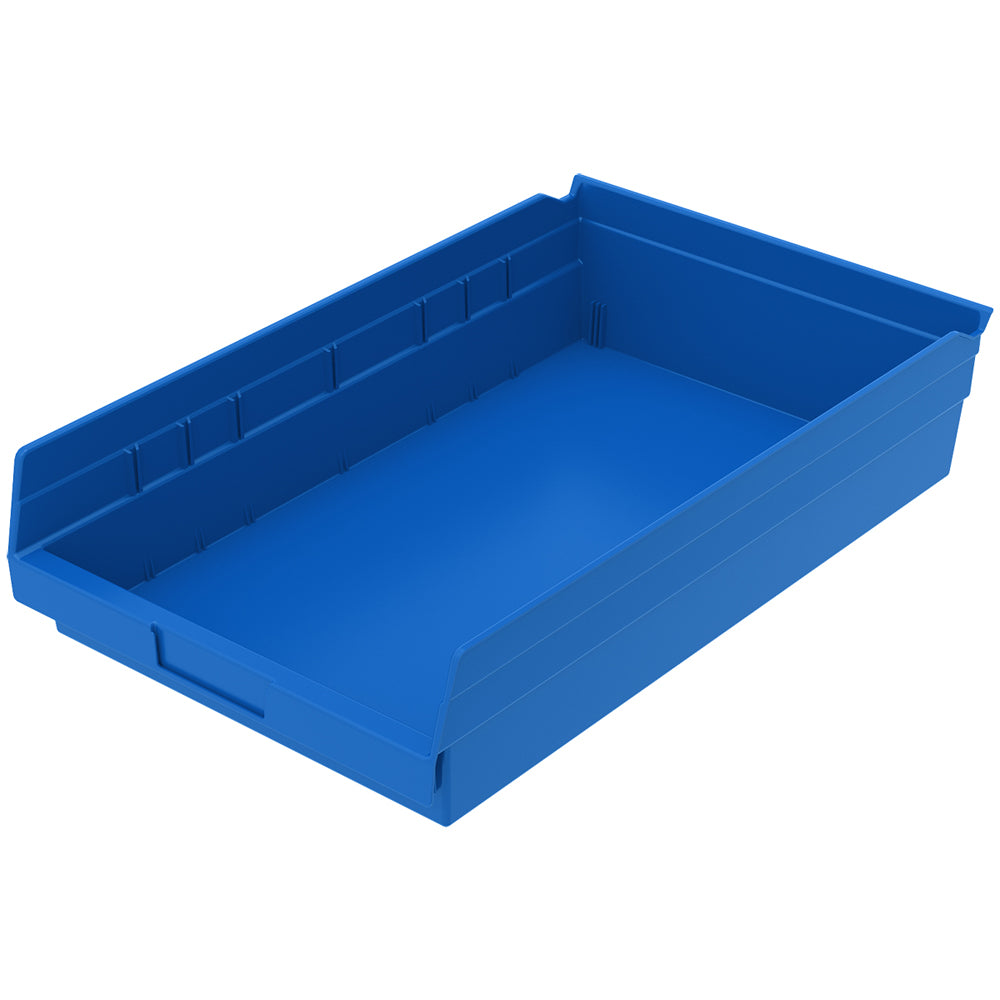 17-7/8"d x 11-1/8"w x 4"h Nesting Shelf Bins - 12 Pack