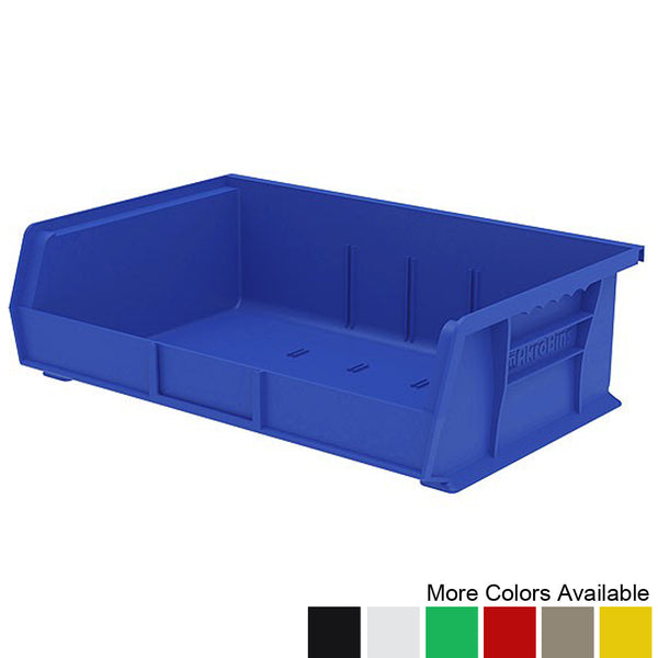 10-7/8"d x 16-1/2"w x 5"h Stacking AkroBins - 6 Pack