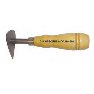 C.S. Osborne Shave Hook Scraper, Oval Blade (304-1)