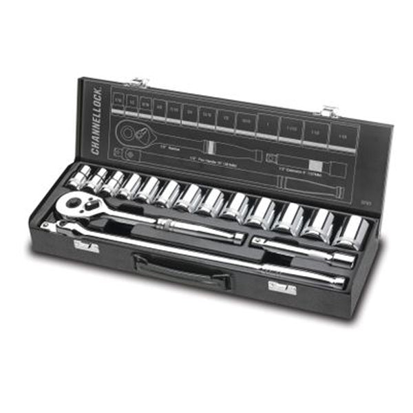 Channellock 16pc 1/2" SAE Drive Socket Set (32161)
