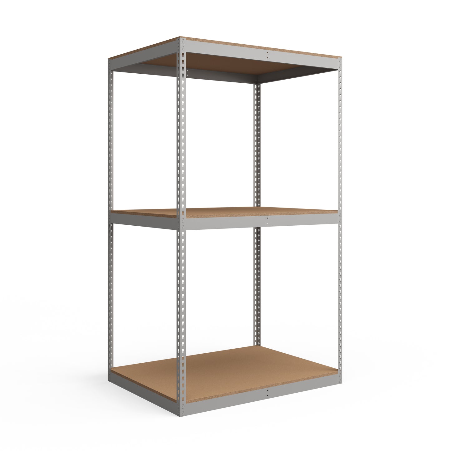 Lyon 36"d 3-Shelf Heavy-Duty Boltless Shelving Starter Units - Gray