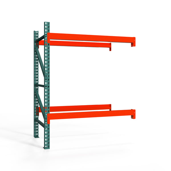 2-Tier Teardrop Pallet Rack Add-On Units - 24"d x 72"h