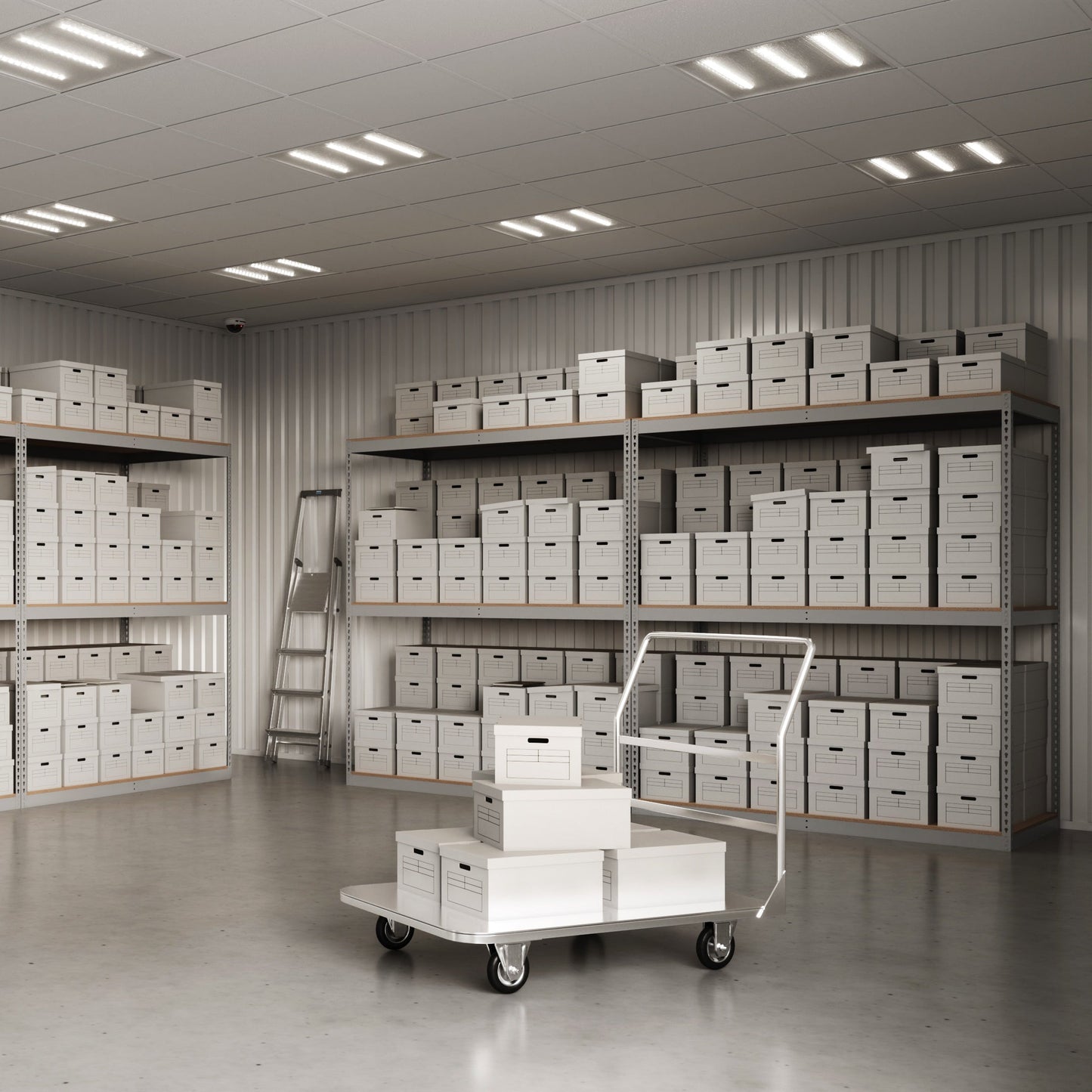 Lyon 48"d 3-Shelf Heavy-Duty Boltless Shelving Add-On Units - Gray