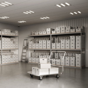 Lyon 48"d 3-Shelf Heavy-Duty Boltless Shelving Add-On Units - Gray