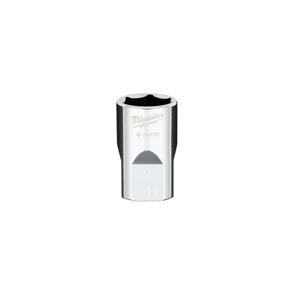 Milwaukee 1/2" Drive 11/16" SAE 6-Point Socket with FOUR FLAT Sides (45-34-9103)