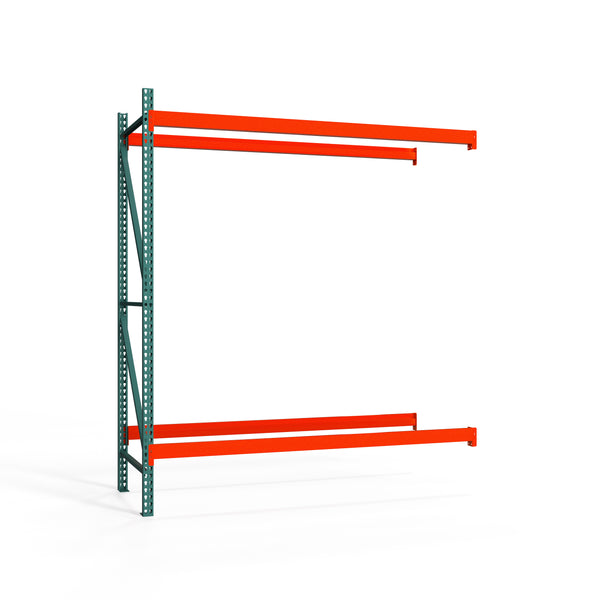2-Tier Teardrop Pallet Rack Add-On Units - 36"d x 120"h