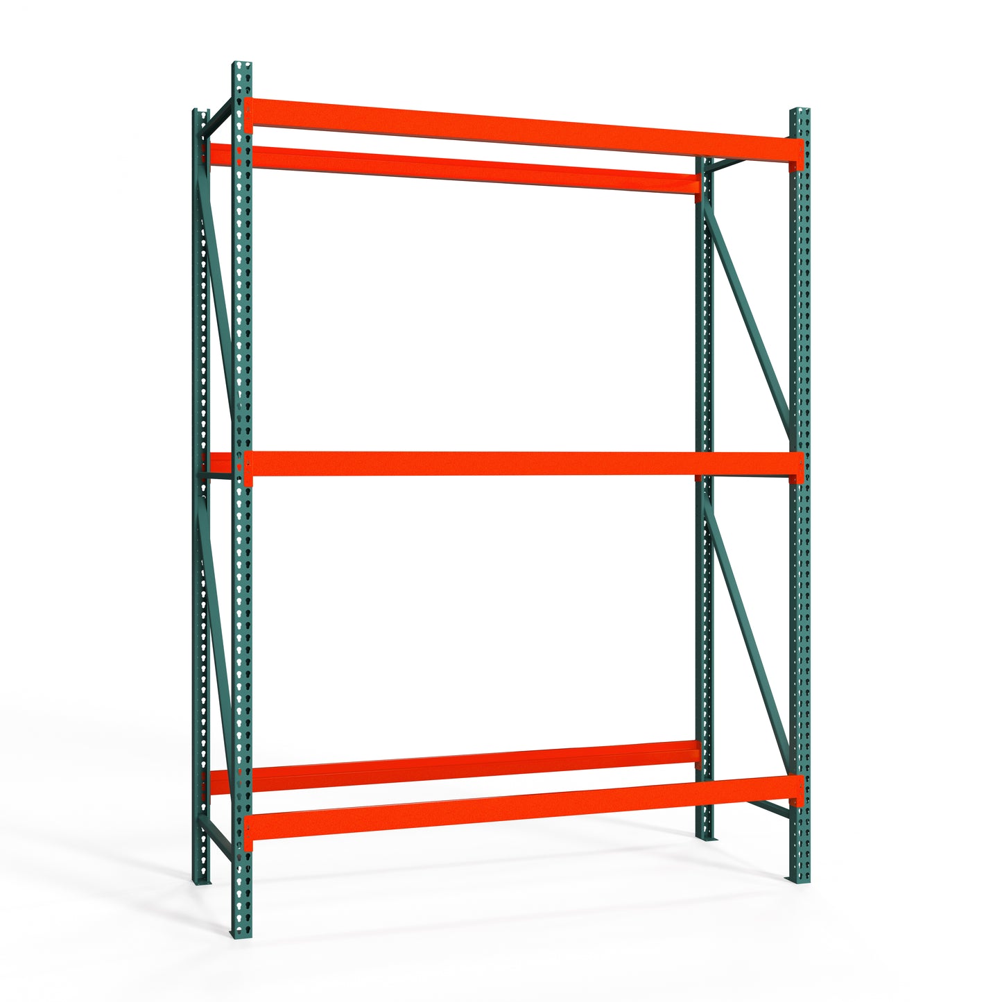 3-Tier Teardrop Pallet Rack Starter Units - Heavy Duty - 36"d x 144"h