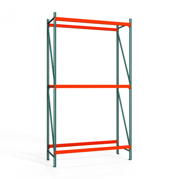 3-Tier Teardrop Pallet Rack Starter Units - 42"d x 192"h