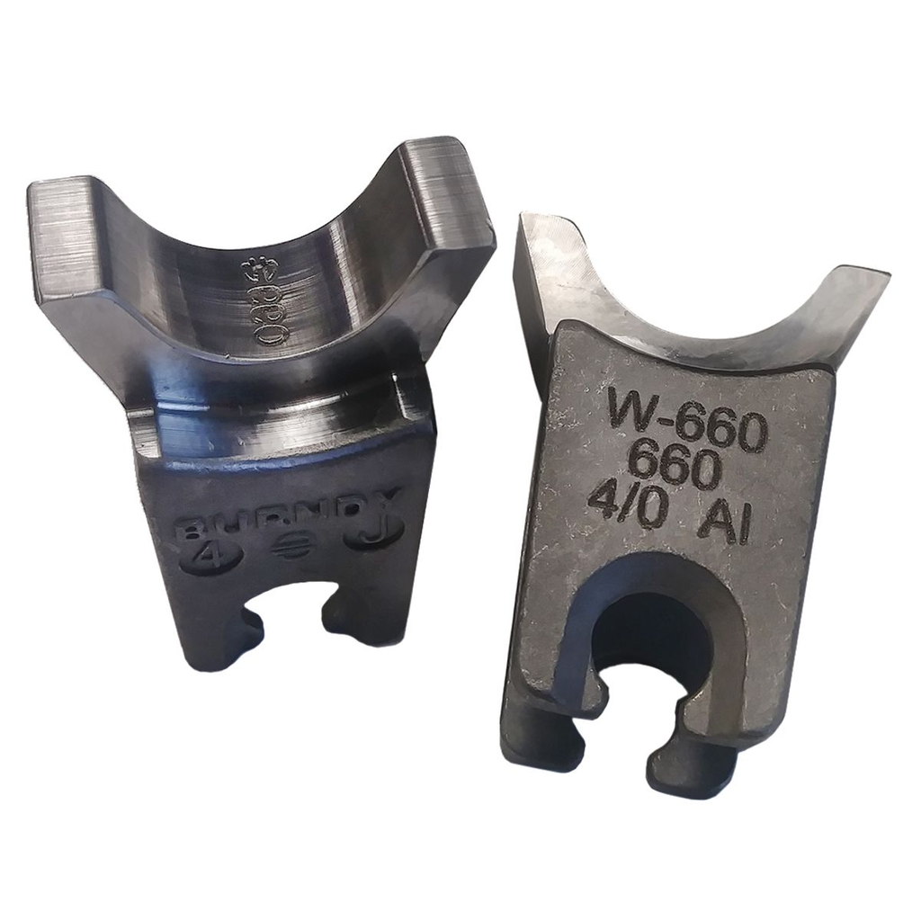 Burndy Stainless Steel 4/0 W-Die Index 660 (464460)