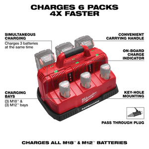 Milwaukee M18™ & M12™ Rapid Charge Station (48-59-1807)