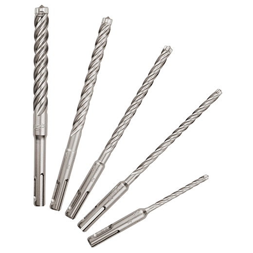 Milwaukee 5 PC SDS Plus 4CT MX4™ Set (48-20-7498)