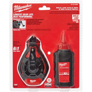 Milwaukee 100’ Bold Line w/ Red Chalk (48-22-3986)