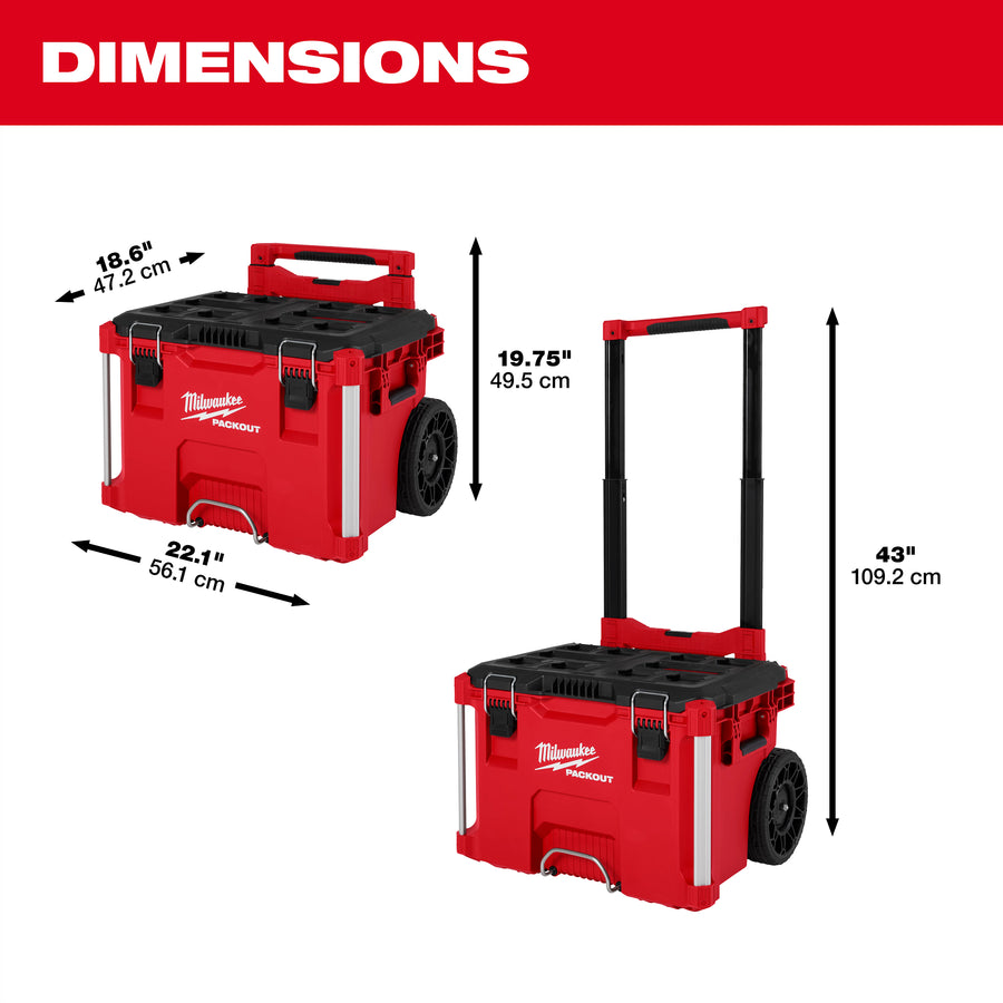 Milwaukee PACKOUT™ Rolling Tool Box (48-22-8427)