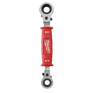 Milwaukee Lineman’s 4in1 Insulated Ratcheting Box Wrench (48-22-9212)