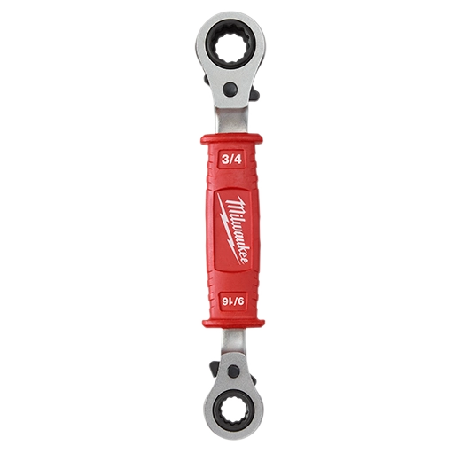 Milwaukee Lineman’s 4in1 Insulated Ratcheting Box Wrench (48-22-9212)