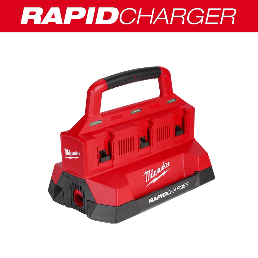 Milwaukee M18™ Six Bay Rapid Charger w/ PACKOUT™ Compatibility (48-59-1809)