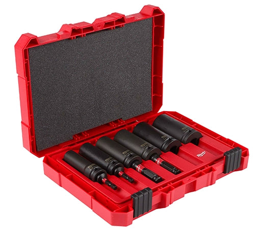 Milwaukee 10PC SHOCKWAVE™ Impact Duty Lineman's 2-in-1 12PT Socket Set (49-66-5125)