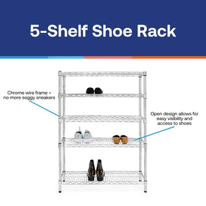 5-Shelf Shoe Rack