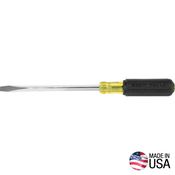 Klein 3/8-Inch Keystone Screwdriver, 8-Inch Square Shank (600-8)