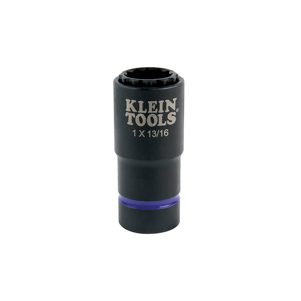 Klein 2-in-1 Impact Socket, 12-Point, 1 and 13/16-Inch (66015)