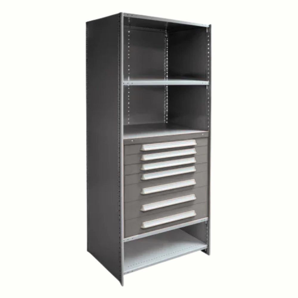 Lyon Steel Clip Shelving Systems | Open & Closed Storage