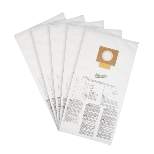 Milwaukee Fleece Dust Bags (5PK) - 9 Gallon (49-90-1989)