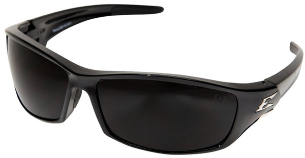 Edge Reclus Safety Glasses, Black Frame, Smoke Vapor Shield Anti-Fog Lens (SR116VS)