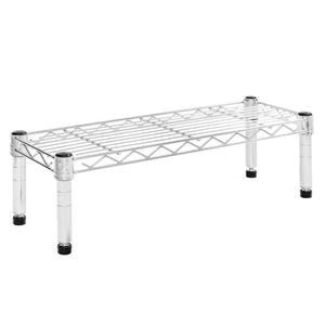 8"d x 6"h Chrome Wire Shelving w/ 1 Shelf