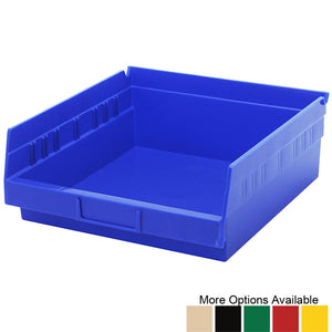 11-5/8"d x 11-1/8"w x 4"h Nesting Shelf Bins - 8 Pack