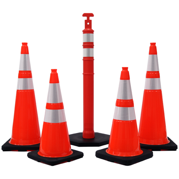 Bones Safety Bone Cone, 28-Inch 10 lb (BONECONE2810)