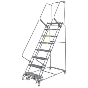 Ballymore 8 Step Rolling Ladders with Lockstep