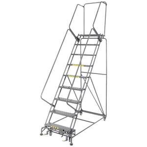 Ballymore 9 Step Rolling Ladder with Lockstep