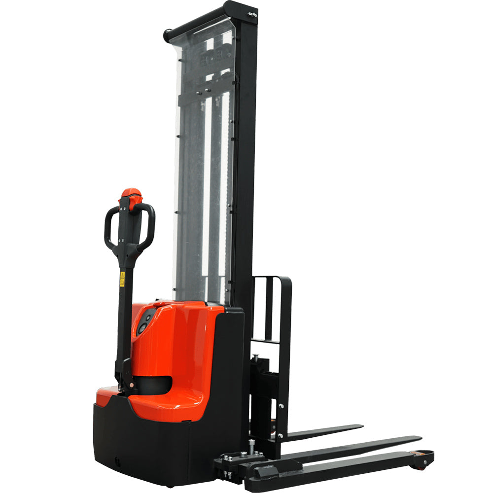 Ballymore Fully Powered Straddle Stacker Lift Truck - 2,200 lb Capacity