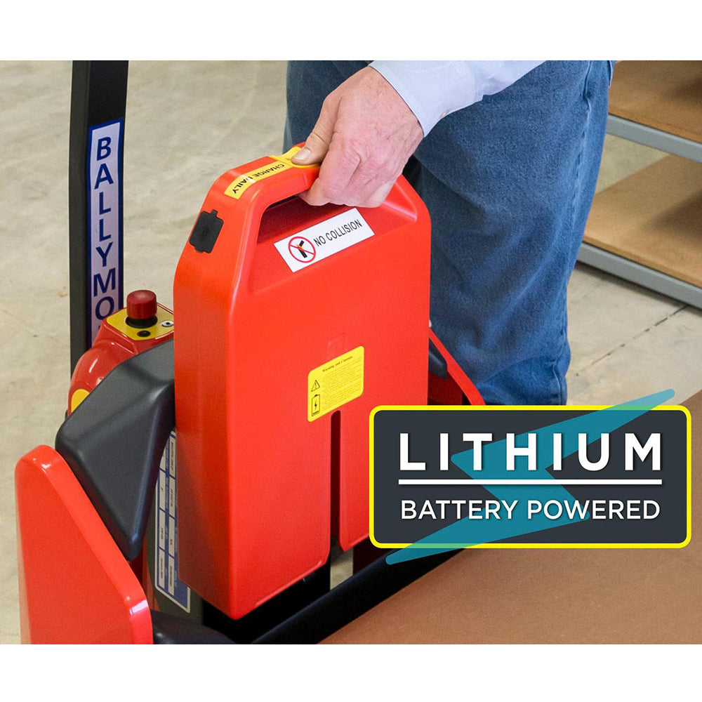 Ballymore Self-Propelled Lithium-Ion Powered Pallet Jacks - 4,500 lb Capacity