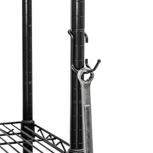 Black 2" All-Purpose Post Hooks - 5-Pack