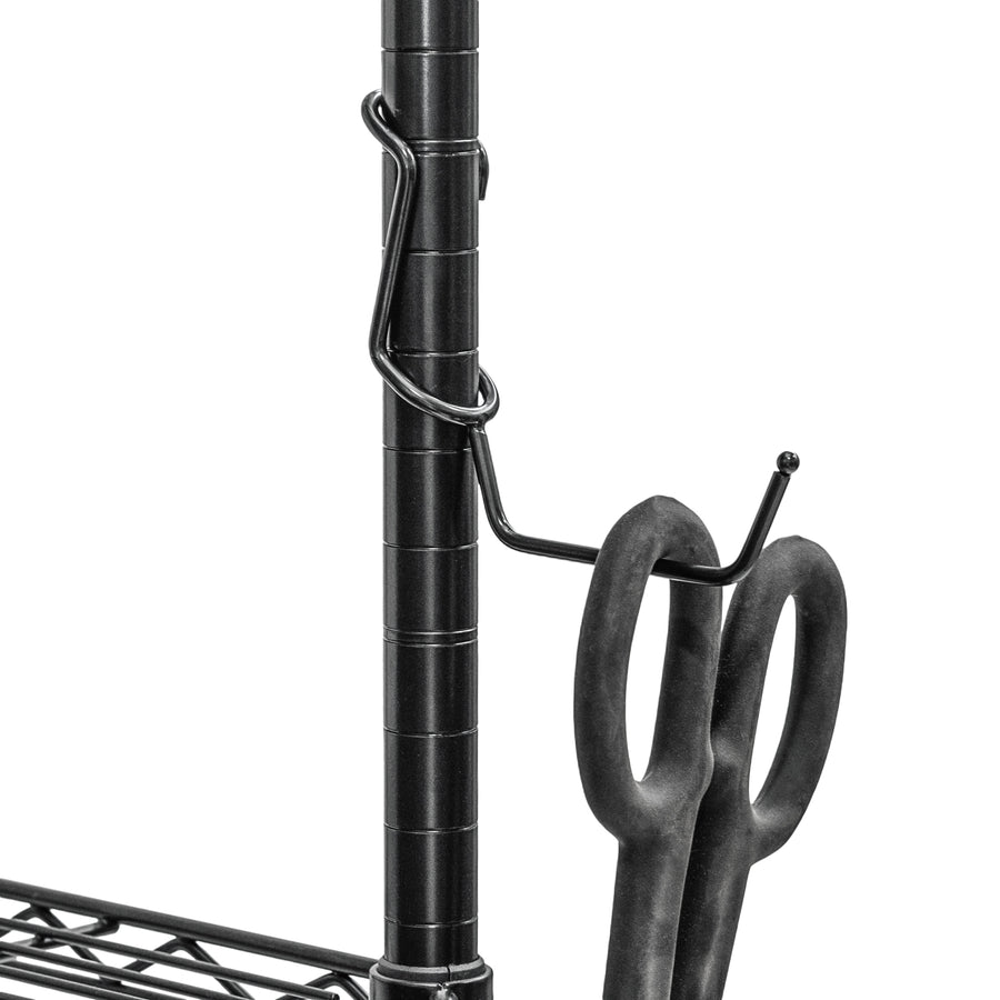 Black Utility Hanger Post Hooks - 5-Pack