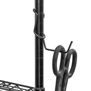 Black Utility Hanger Post Hooks - 5-Pack