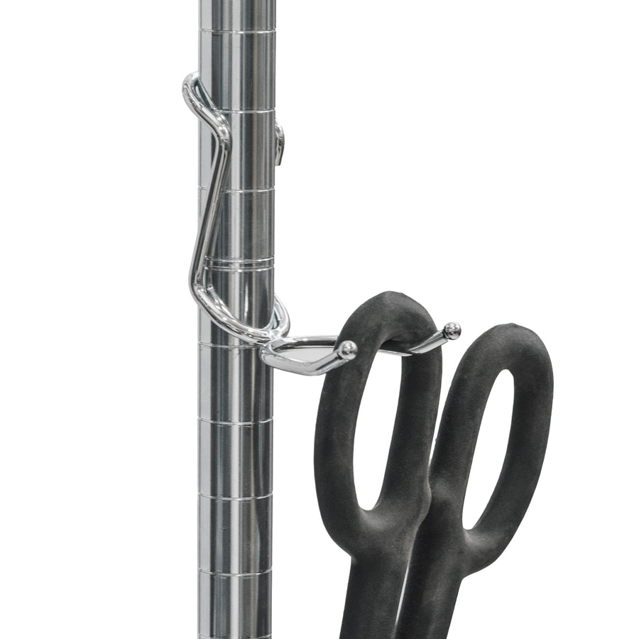 Chrome "C" Post Hooks - 5-Pack