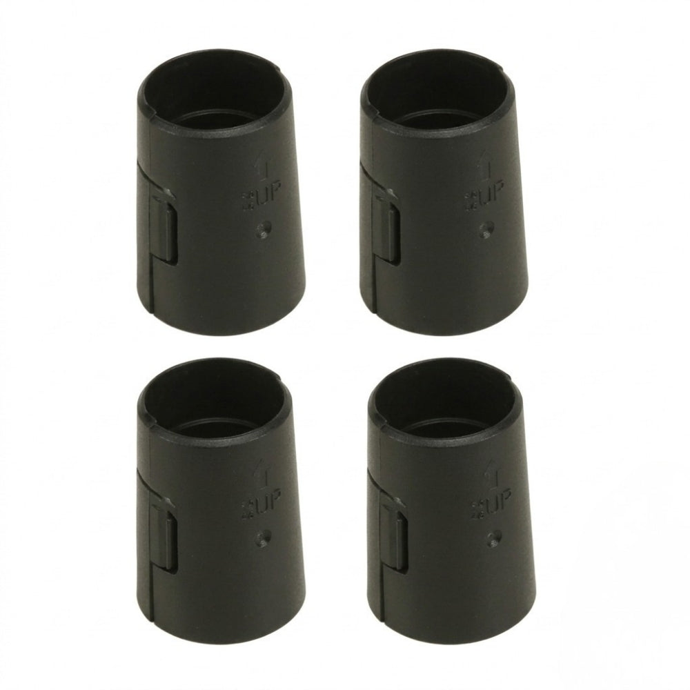 3/4" Diameter Black Shelf Clips - 4-Pack