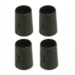 3/4" Diameter Black Shelf Clips - 4-Pack