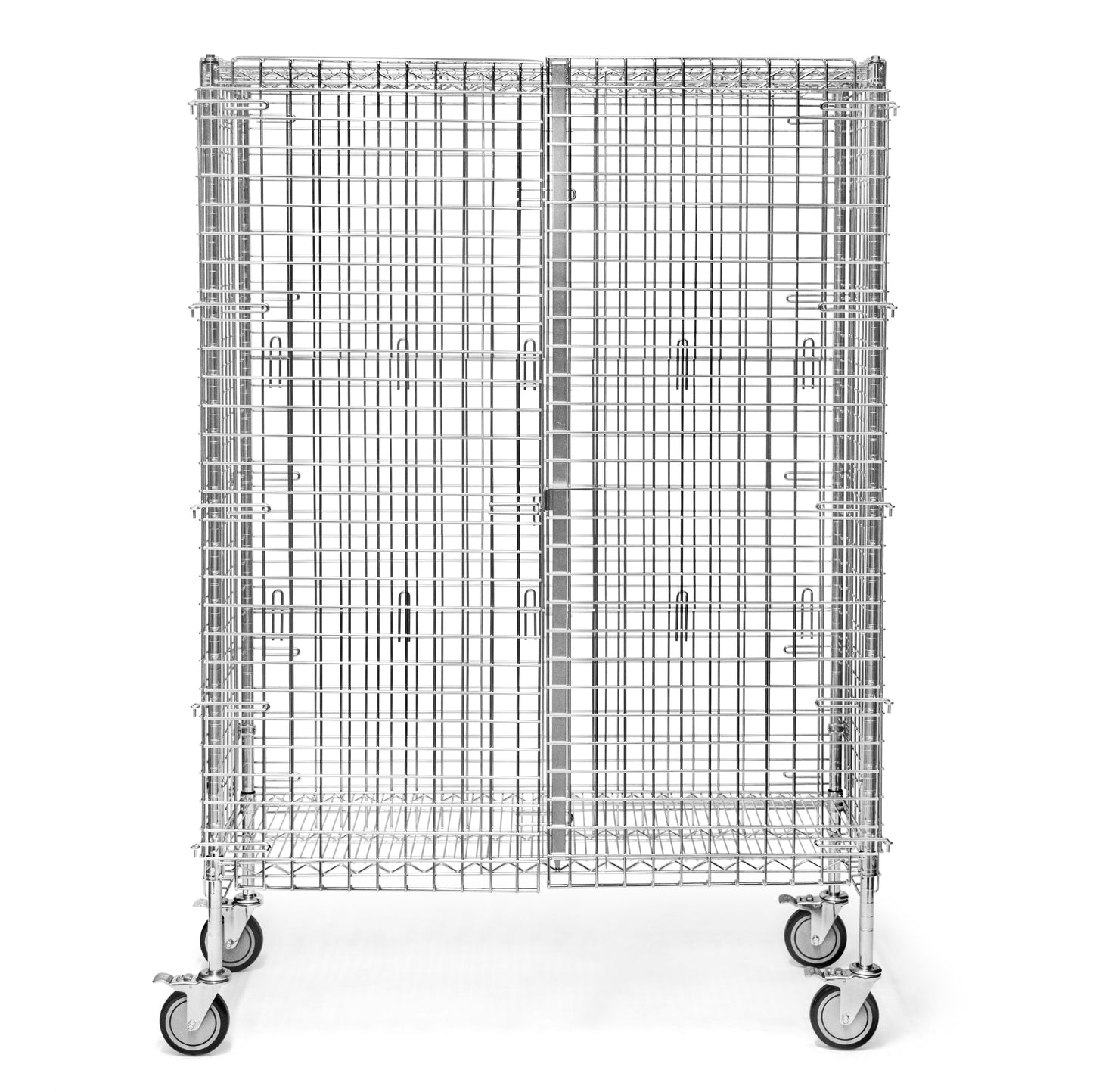 18"d Chrome Wire Security Carts