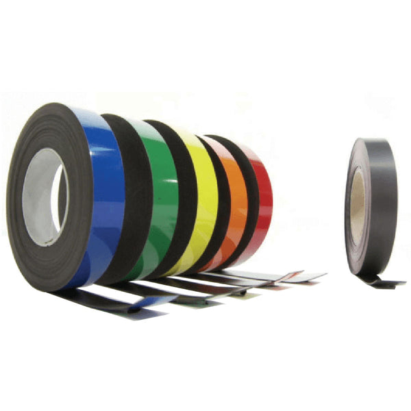 Colored Write-On/Wipe-Off Magnetic Roll - 50 Ft