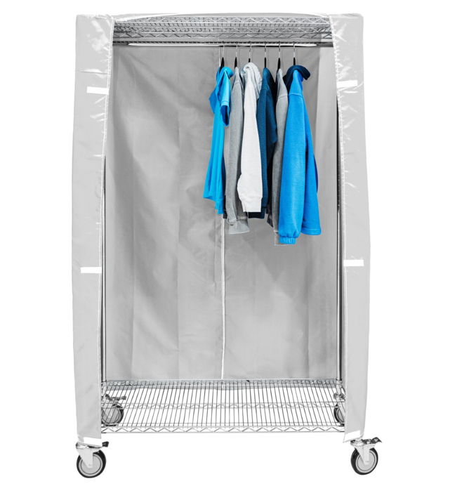 24"d 200 Denier Nylon Cart Covers - White