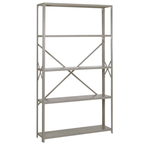 36"w x 84"h Lyon 8000 Series Open Steel Shelving - 22-Gauge, Medium-Duty