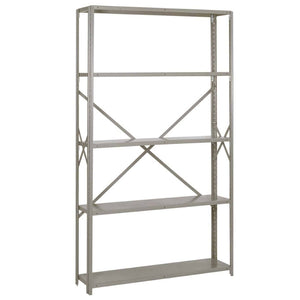 36"w x 84"h Lyon 8000 Series Open Steel Shelving - 20-Gauge, Heavy-Duty