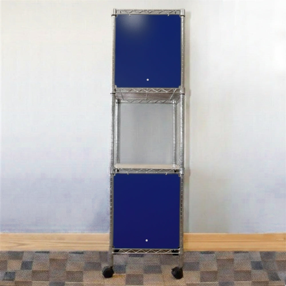 18"d x 24"w x 18"h Swing Door Wire Shelving Enclosures