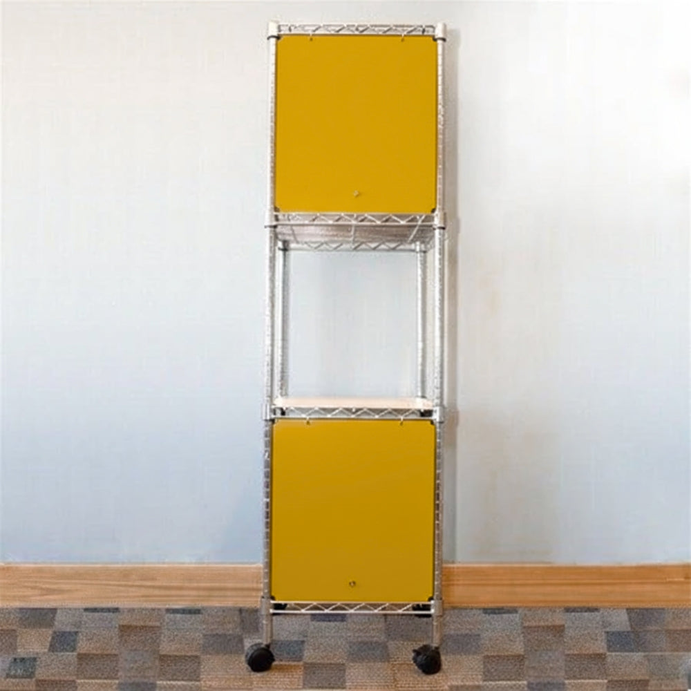 18"d x 18"w x 18"h Swing Door Wire Shelving Enclosures
